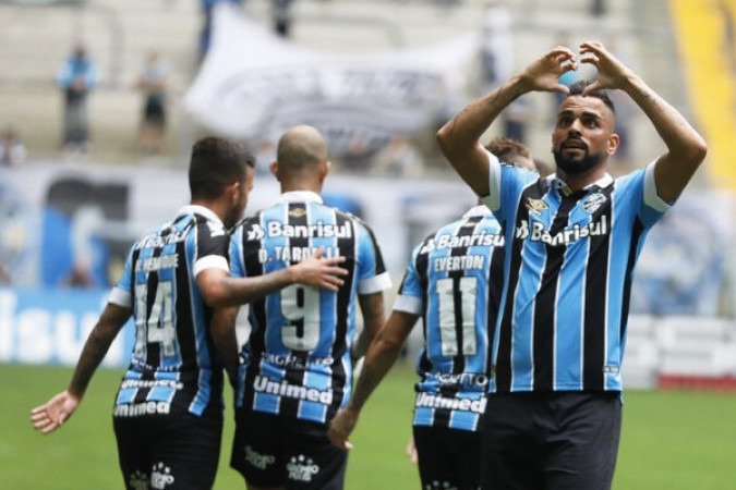 28ª rodada do Campeonato Brasileiro de 2019: Grêmio 3 x 0 Botafogo, na Arena do Grêmio - Gols: Maicon, Thaciano e Everton (GRE). - Foto: Itamar Aguiar/Grêmio