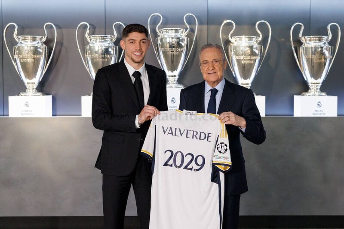 Real Madrid prolonga acordo até 2029 com Federico Valverde