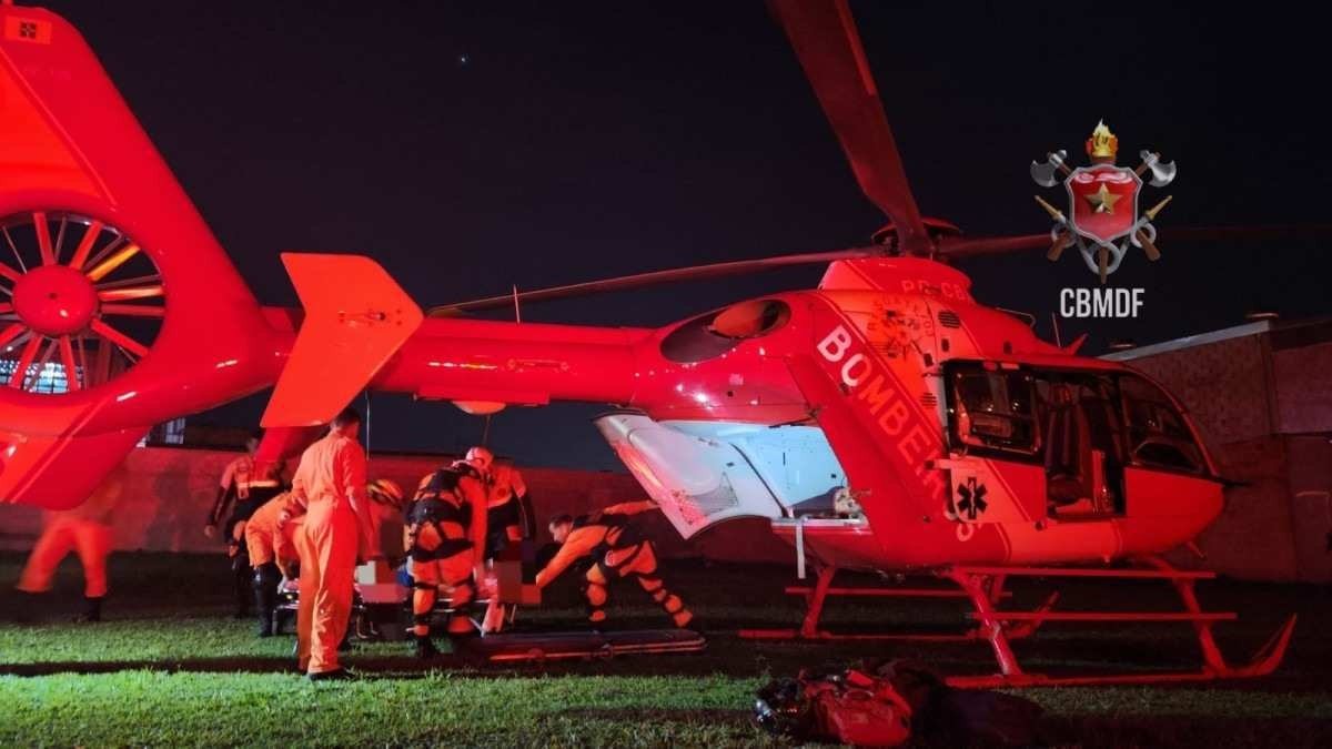 Homem tem braço dilacerado após prendê-lo em impressora de gráfica do DF