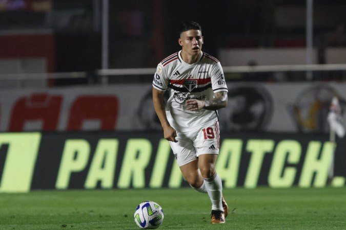 James treina e projeta retorno ao São Paulo contra o Santos - (crédito: Jogada10) James treina e projeta retorno ao São Paulo contra o Santos - (crédito: Jogada10)