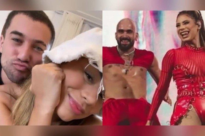 Lexa e Ricardo Vianna/Lexa e Gabriel Felinto
 -  (crédito:  Reprodução Instagram)