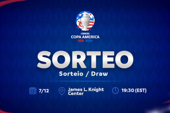 Conmebol define sorteio da Copa América para dia 7 de dezembro -  (crédito: Jogada10)