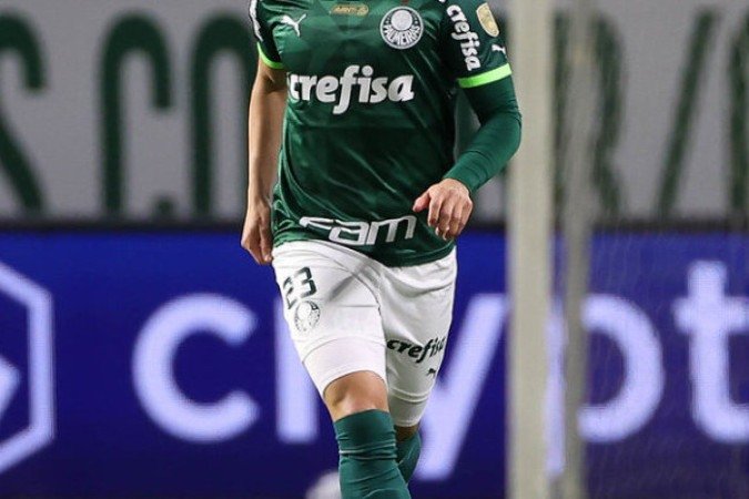 RAFAEL VEIGA -  Teve erros e acertos, mas foi determinante em momentos importantes, como no gol de Endrick. NOTA 6,5 - Foto: Cesar Greco/Palmeiras