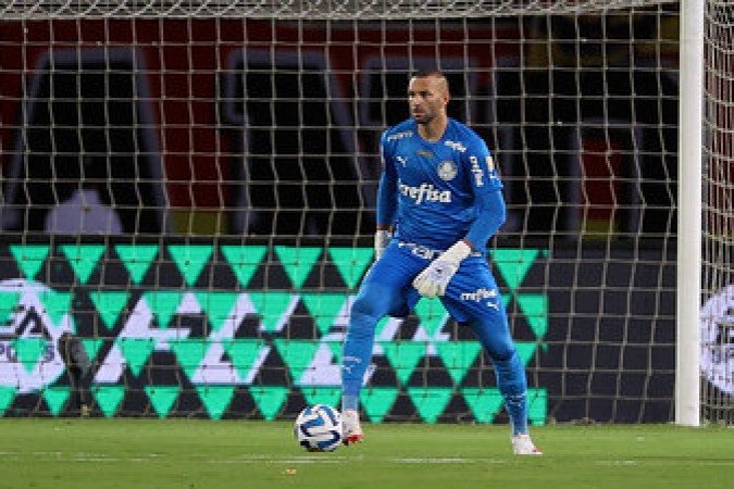 WEVERTON - Atuação de gala. Pelo menos cinco defesas excepcionais, quatro delas quando o jogo estava 0 a 0. Um dos protagonistas da vitória. NOTA 8,5 - Foto:  Cesar Greco/Palmeiras