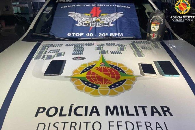 PMDF prende grupo com 300 comprimidos de Rupinol no Paranoá Parque - (crédito: PMDF) PMDF prende grupo com 300 comprimidos de Rupinol no Paranoá Parque - (crédito: PMDF)
