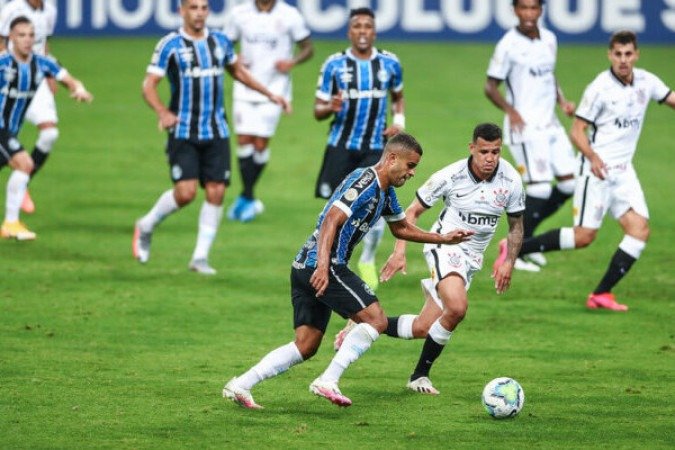 3ª rodada do Campeonato Brasileiro de 2020: Grêmio 0 x 0 Corinthians, na Arena do Grêmio - Foto: Lucas Uebel/Grêmio FBPA