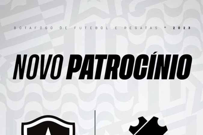 Botafogo fecha patrocínio com empresa de ingressos e entretenimento -  (crédito: Jogada10)