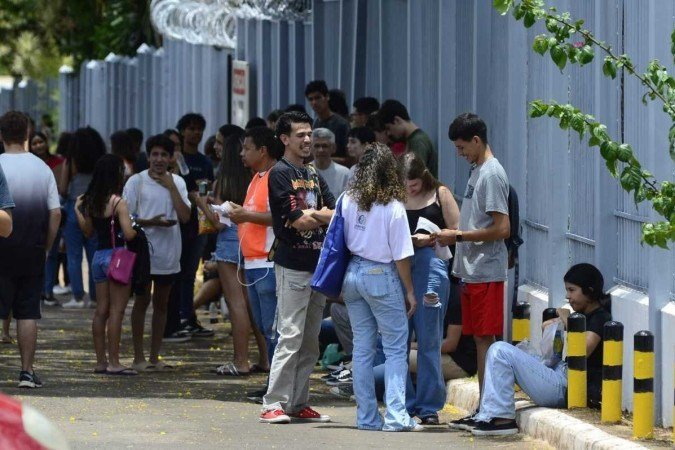 Enem 2023: começa o último dia de aplicação das provas -  (crédito: Marcelo Ferreira)
