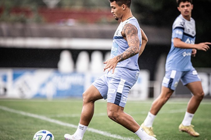 Marcos Leonardo vai desfalcar Santos nos treinos durante Data-Fifa -  (crédito: Jogada10)