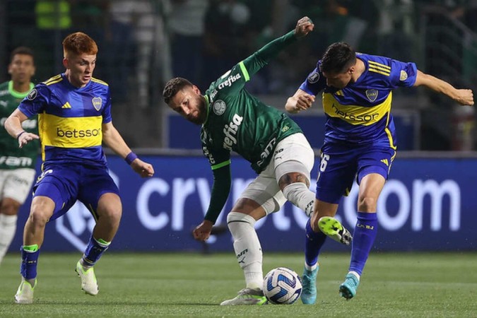 Palmeiras supera eliminação na Libertadores para liderar brasileiro -  (crédito: Cesar Greco/Palmeiras)