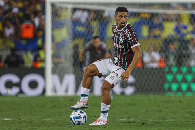 Uniforme do Fluminense só terá o patrocinador máster e o fornecedor de material esportivo no Mundial -  (crédito: Lucas Merçon/Fluminense)