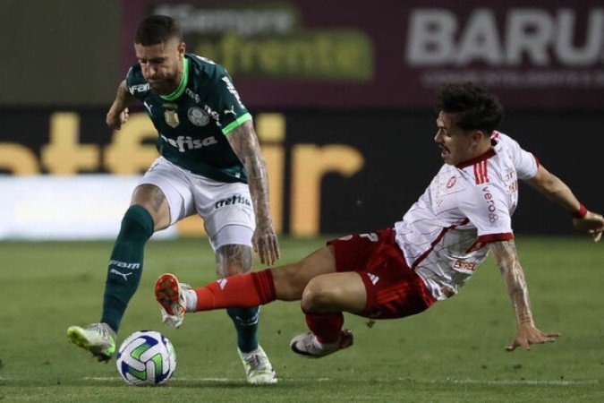 1º Palmeiras - 62 pontos - 45,4% de chance de título, 99,99% chance de Libertadores, zero risco de rebaixamento - Foto: Cesar Greco/Palmeiras