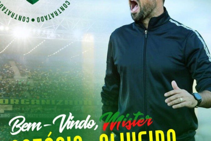 Cuiabá (António Oliveira chegou) - No dia 16 de maio, o Cuiabá anunciou a contratação de António Oliveira, o mesmo que tinha sido demitido do Coritiba após a primeira rodada. Foto: Divulgação Cuiabá