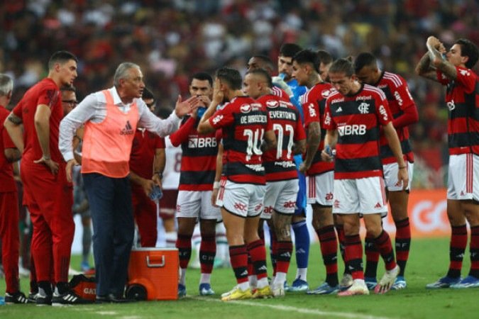 6º Flamengo - 57 pontos - 3,5% de chance de título, 98,2% chance de Libertadores, zero risco de rebaixamento - Foto: Gilvan de Souza/Flamengo