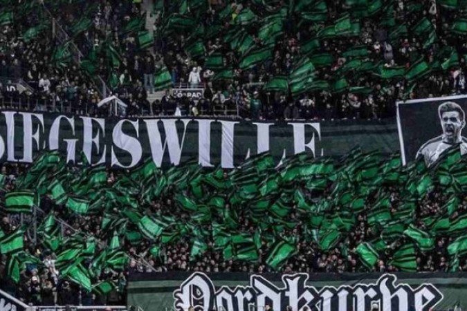 19º Borussia Mönchengladbach (Alemanha): 52.255 torcedores. Foto: Divulgação Borussia Mönchengladbach