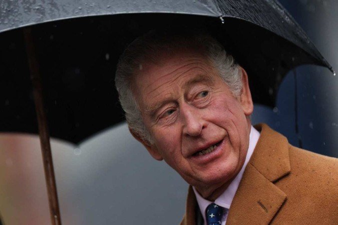 O rei, que subiu ao trono em setembro de 2022, organizará uma recepção à tarde no Palácio de Buckingham - (crédito: ADRIAN DENNIS / AFP) O rei, que subiu ao trono em setembro de 2022, organizará uma recepção à tarde no Palácio de Buckingham - (crédito: ADRIAN DENNIS / AFP)