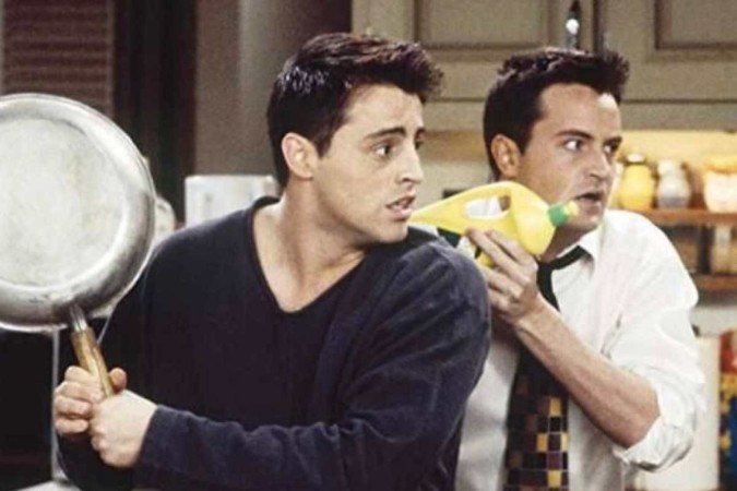 Os dois estavam no elenco de 'Friends' e interpretaram os melhores amigos Joey e Chandler - (crédito: Reprodução/Instagram @mleblanc) Os dois estavam no elenco de 'Friends' e interpretaram os melhores amigos Joey e Chandler - (crédito: Reprodução/Instagram @mleblanc)