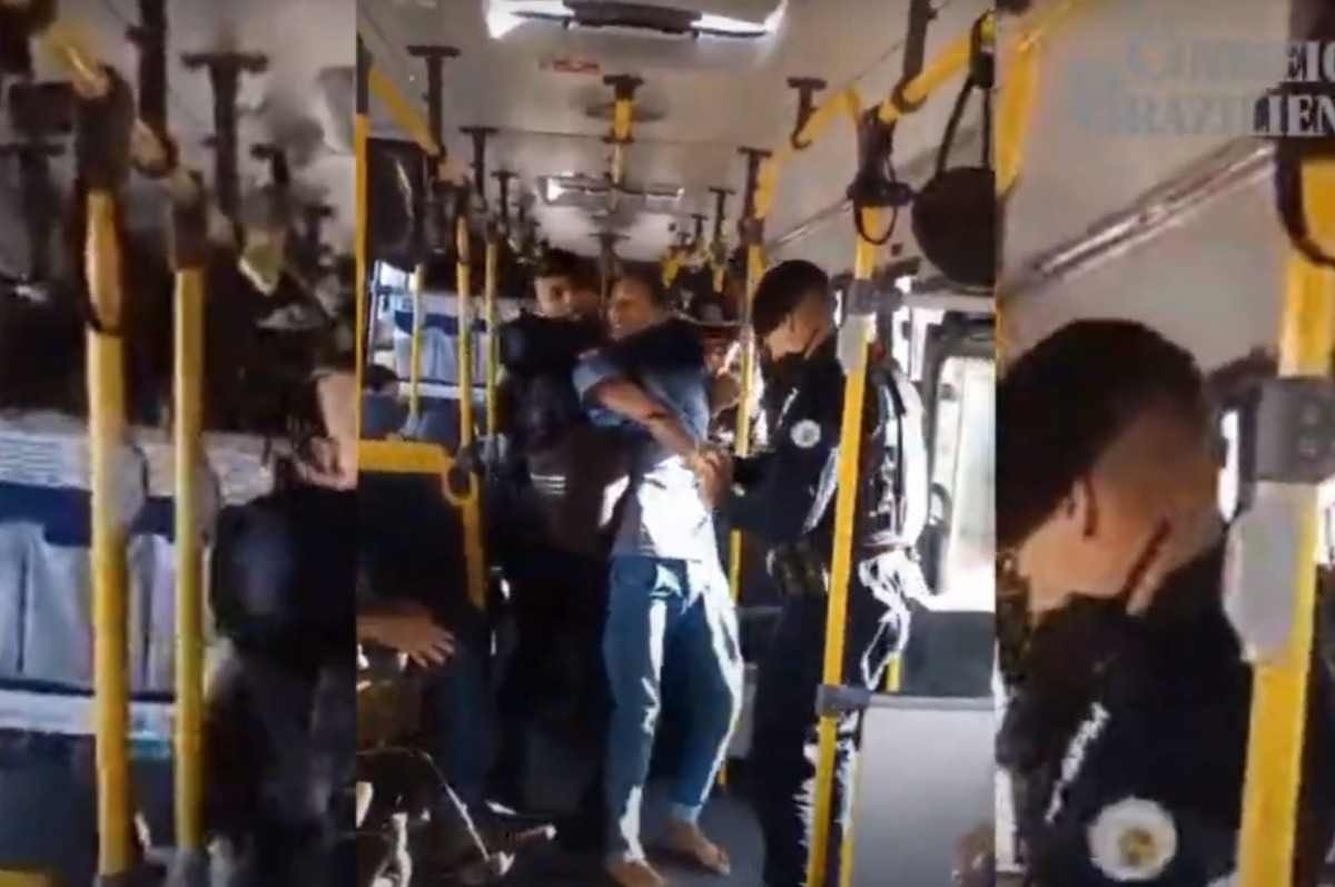 Justiça afasta PMs que deram mata-leão em passageiro em ônibus no DF