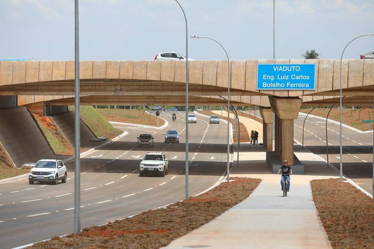 Viaduto do Sudoeste foi inaugurado no mês de outubro 