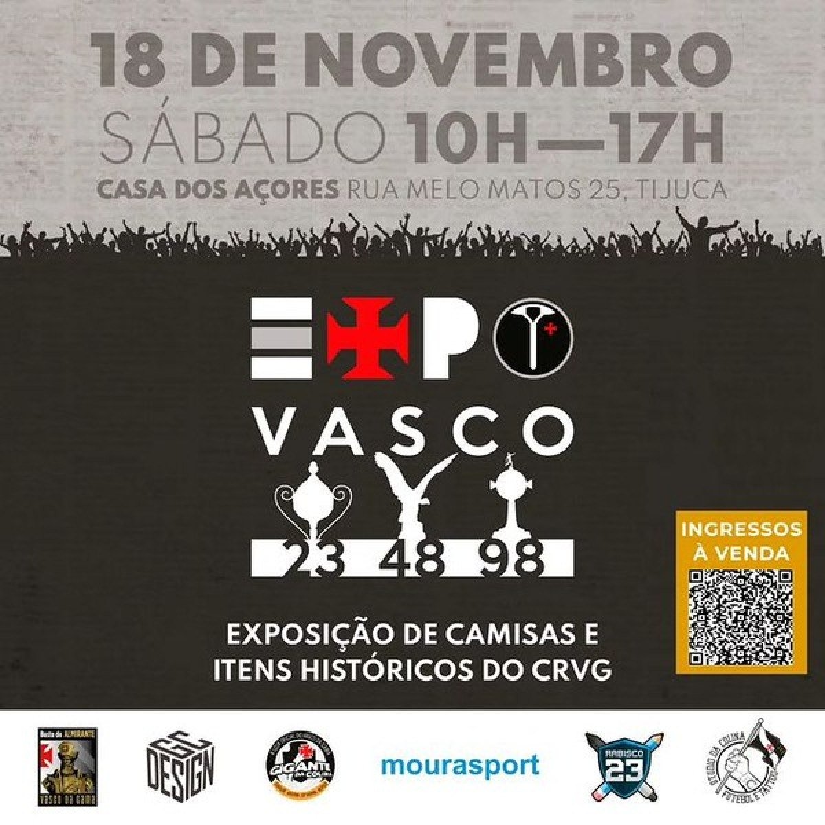 ExpoVasco: evento reunirá colecionadores com itens históricos do clube