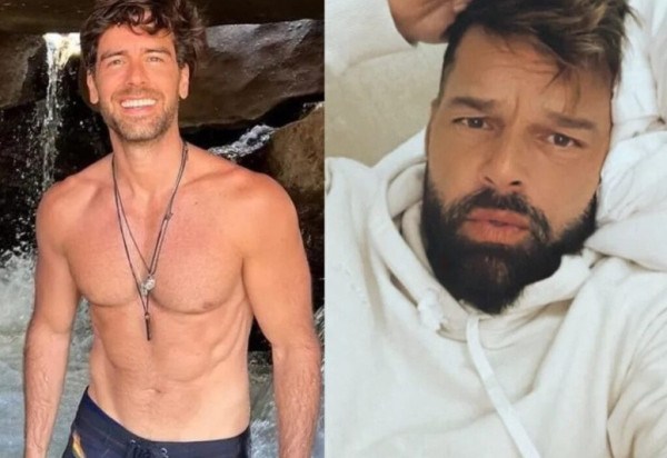 Reprodução/ Instagram Marcos Pitombo e Ricky Martin
