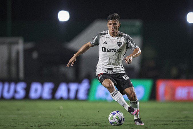 Outro convocado do Atlético-MG é o volante Alan Franco que estará com o Equador. Foto: Pedro Souza / Atlético