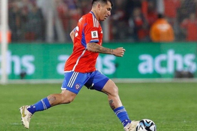 No Vasco, apenas Gary Medel foi convocado. Ele é um velho conhecido da seleção do Chile. Divulgação/ANFP
