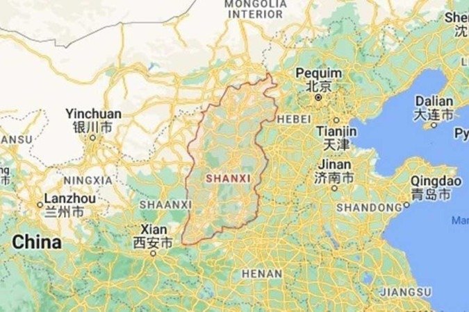 Incêndio ocorreu em um edifício na província de Shanxi, norte da China - (crédito: Reprodução/Google) Incêndio ocorreu em um edifício na província de Shanxi, norte da China - (crédito: Reprodução/Google)