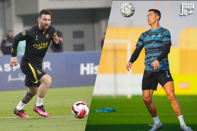 Cristiano Ronaldo e Messi na lista dos mais sexys do esporte -  (crédito:  Marcelo Caitano)