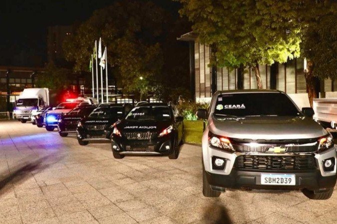 Veículos doados pelo Ministério da Justiça e Segurança Público para o sistema penitenciário cearense, no valor total de R$ 765 mil - (crédito: Jamile Ferraris/MJSP) Veículos doados pelo Ministério da Justiça e Segurança Público para o sistema penitenciário cearense, no valor total de R$ 765 mil - (crédito: Jamile Ferraris/MJSP)