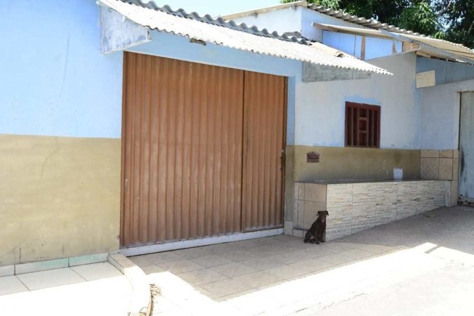 Casa onde ocorreu o feminicidio no Vale do Amanhecer -  (crédito:  Marcelo Ferreira/CB/D.A Press)