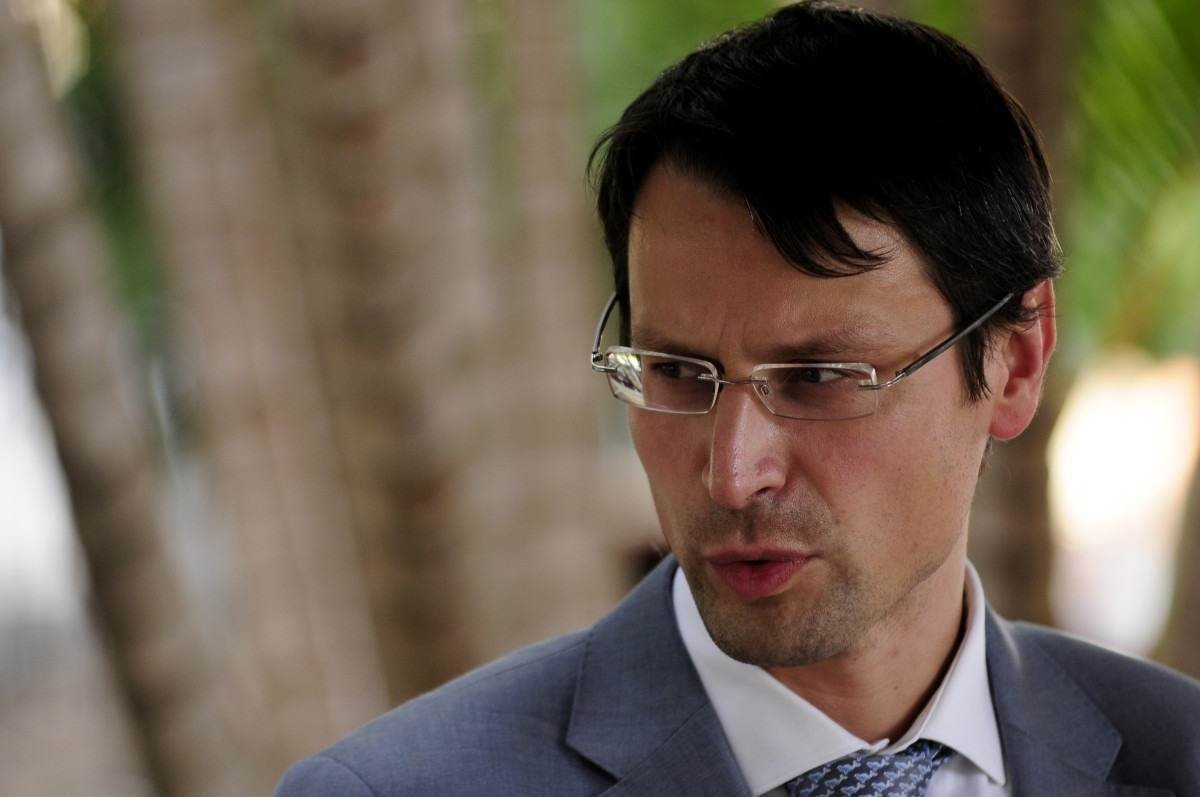  17/11/2023  Crédito: Carlos Vieira/CB/DA Press. Brasília, DF. Mundo. Petro Burkovsky, analista da Fundação de Iniciativas Democráticas Ilko Kucheriv (em Kiev).  