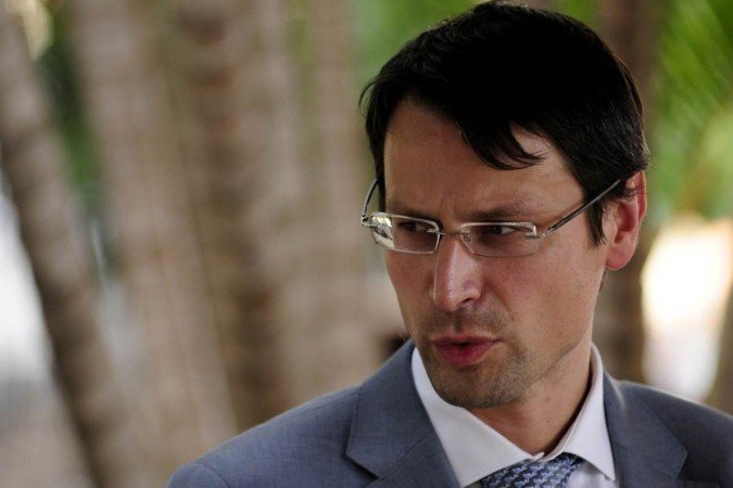  17/11/2023  Crédito: Carlos Vieira/CB/DA Press. Brasília, DF. Mundo. Petro Burkovsky, analista da Fundação de Iniciativas Democráticas Ilko Kucheriv (em Kiev).  