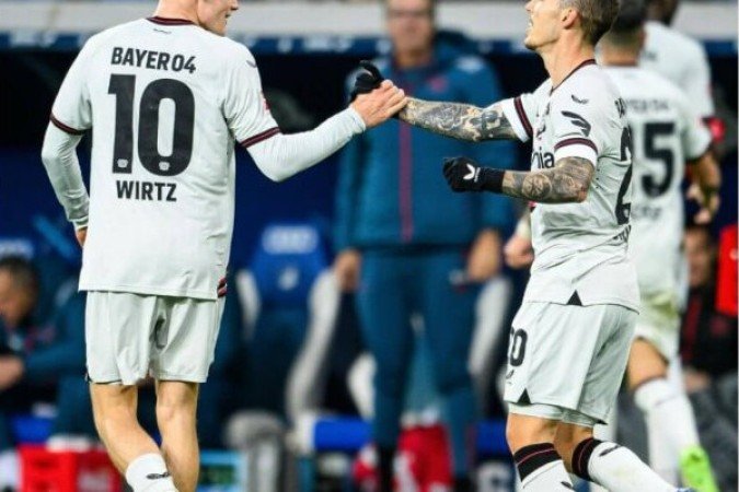 12º lugar: Bayer Leverkusen (195 pontos) - Após 11 rodadas, equipe lidera a Bundesliga e tenta frear a hegemonia do Bayern de Munique. - Foto: Divulgação/Bayer