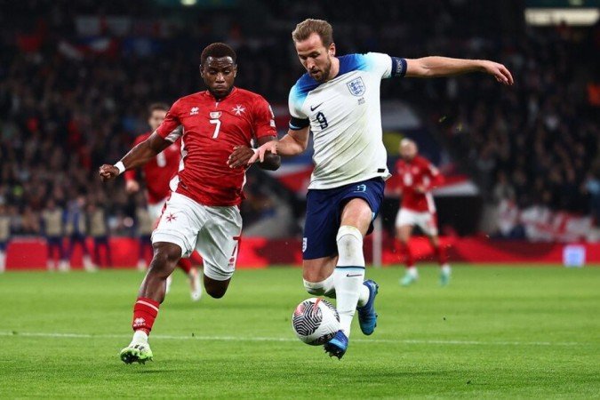 Inglaterra vence Malta e garante liderança no Grupo C nas Eliminatórias da Euro - (crédito: Jogada10) Inglaterra vence Malta e garante liderança no Grupo C nas Eliminatórias da Euro - (crédito: Jogada10)