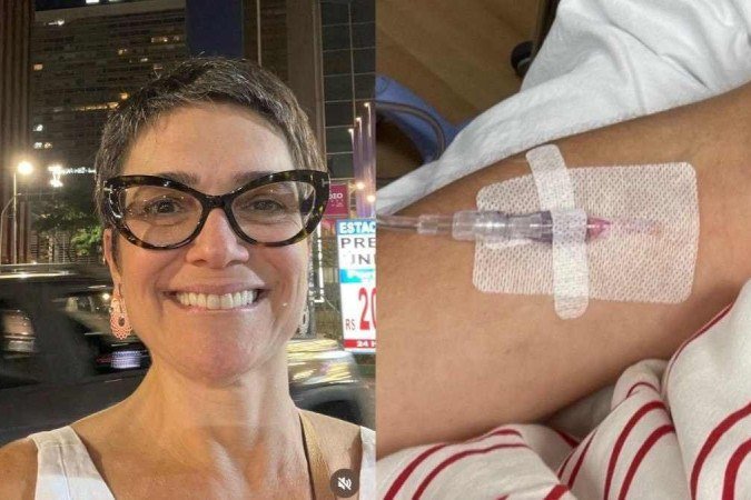 Sandra Annenberg vai ao hospital após acidente com lagarta - (crédito: Reprodução Instagram) Sandra Annenberg vai ao hospital após acidente com lagarta - (crédito: Reprodução Instagram)