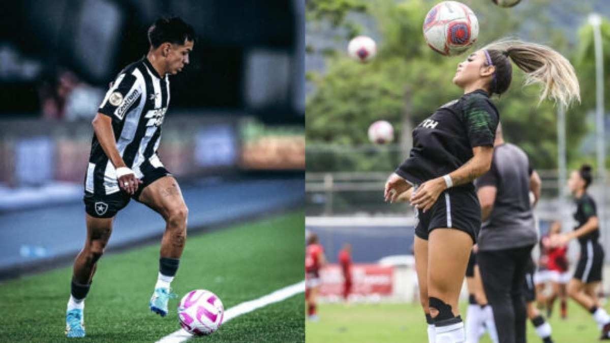 Xodó do Botafogo vive affair com jogadora do time feminino