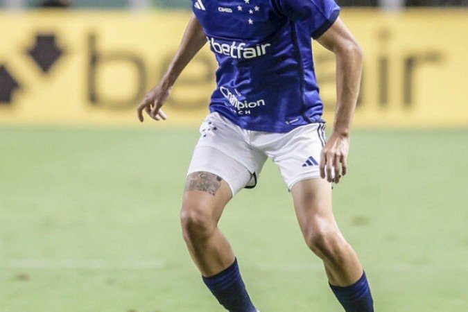 IAN LUCCAS - Errou muitos passes, mas se redimiu dando assistência para Bruno Rodrigues - Nota 6,5 -Foto: Staff Images / Cruzeiro