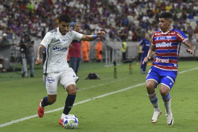FORTALEZA - Dominou todo o jogo, com mais posse e mais finalização, mas sofreu com a má pontaria - Nota 6,5 - Foto: Staff Images / Cruzeiro