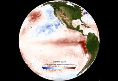 Fenômeno climático, somado ao aquecimento global, ameaça ampliar secas, chuvas extremas e ondas de calor em diversas regiões do planeta -  (crédito: Perceval44170 - Wikimédia Commons) -Fenômeno climático, somado ao aquecimento global, ameaça ampliar secas, chuvas extremas e ondas de calor em diversas regiões do planeta -  (crédito: Perceval44170 - Wikimédia Commons)