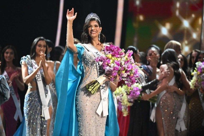 Aos 23 anos, Sheynnis se tornou a primeira mulher nicaraguense a vencer a competição mundial - (crédito: Marvin RECINOS / AFP) Aos 23 anos, Sheynnis se tornou a primeira mulher nicaraguense a vencer a competição mundial - (crédito: Marvin RECINOS / AFP)
