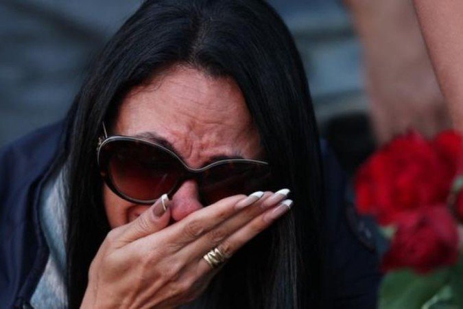 Uma mulher israelense em luto pelas vítimas dos ataques do Hamas - (crédito: EPA) Uma mulher israelense em luto pelas vítimas dos ataques do Hamas - (crédito: EPA)