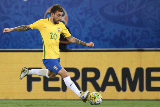 Eliminatórias para a Copa do Mundo de 2018 - Argentina 1 x 1 Brasil, no Monumental de Nuñez, em Buenos Aires - Gols: Lavezzi (ARG); Lucas Lima (BRA). - Foto: Lucas Figueiredo/CBF