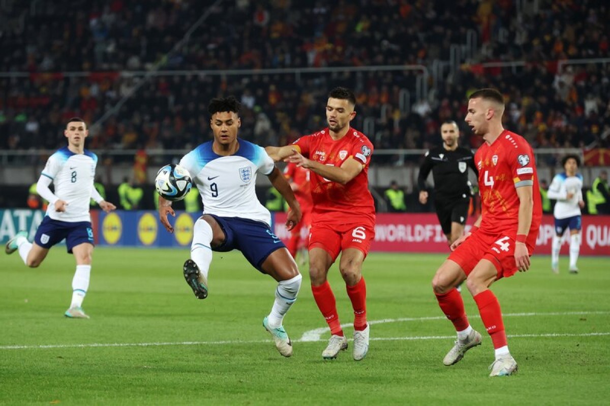 Inglaterra fica no empate com a Macedônia do Norte pelas Eliminatórias da Eurocopa