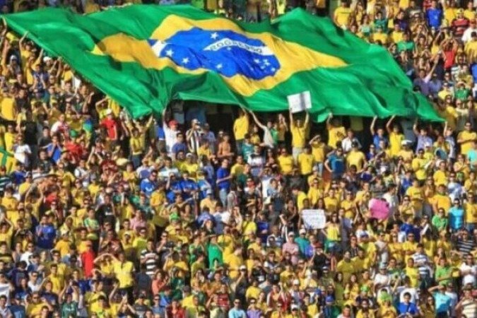 Comportamento do torcedor: apesar de ser jogo do Brasil, historicamente o Maracanã se vê dividido entre os torcedores, o que pode interferir em situações de jogo. Foto: Divulgação CBF