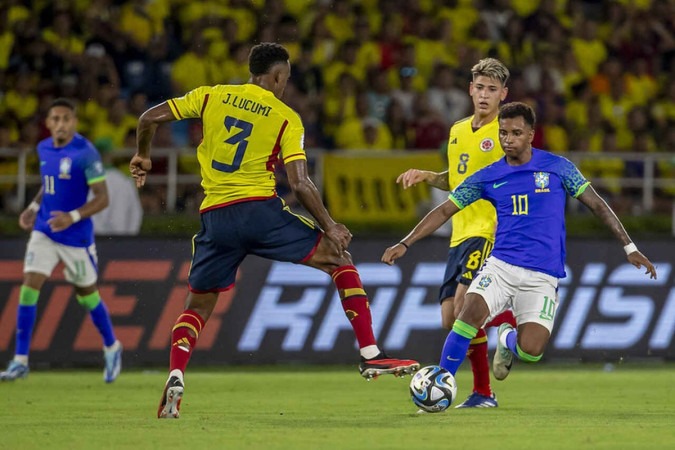 Seleção Brasileira vem de derrota para a Colômbia, fora de casa, pelass Eliminatórias -  (crédito: Foto: Staff Images / CBF)