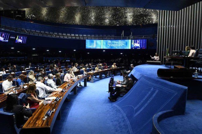 A proposta já foi discutida em quatro outras sessões - (crédito: Roque de Sá/Agência Senado) A proposta já foi discutida em quatro outras sessões - (crédito: Roque de Sá/Agência Senado)