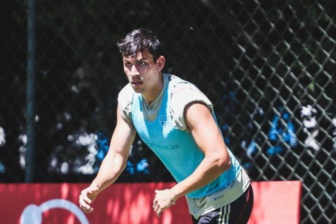 Ferraresi trabalha para ganhar mais minutos no São Paulo - (crédito: Foto: Divulgação / SaoPaulo) Ferraresi trabalha para ganhar mais minutos no São Paulo - (crédito: Foto: Divulgação / SaoPaulo)