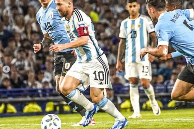 Adeus de Messi: esta provavelmente será a última vez que o Maracanã verá a genialidade do astro argentino no templo sagrado. Foto: Reprodução/Instagram da Seleção Argentina