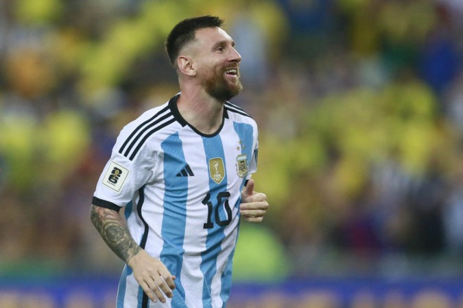 Messi foi discreto contra o Brasil. Mas sai do Maracanã com a vitória  -  (crédito: Foto: Daniel Ramalho/AFP via Getty Images)